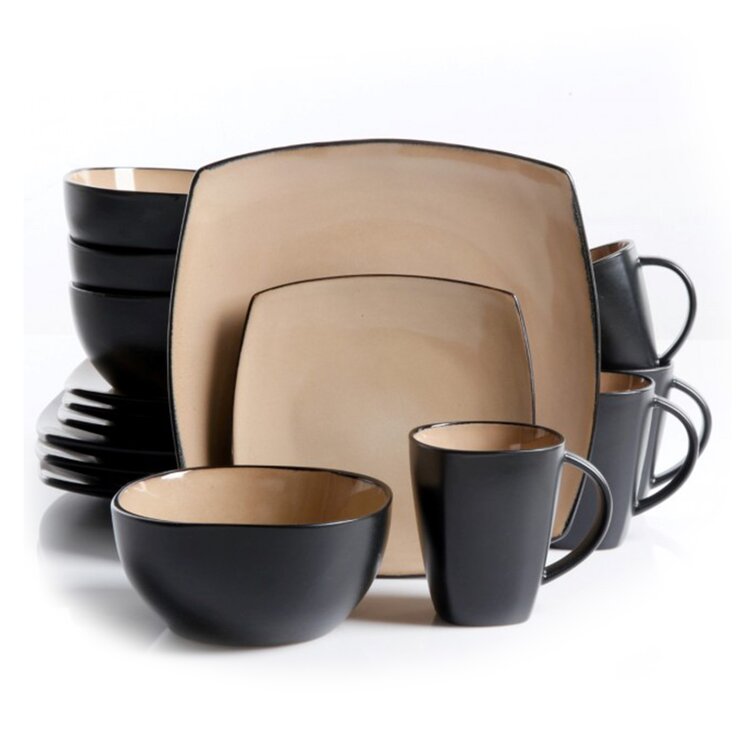 Gibson Soho Lounge Stoneware Dinnerware Set Of 16 Reviews Wayfair